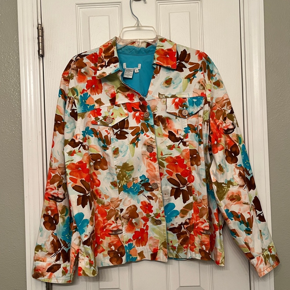 Coldwater Creek jacket Plus Size 2X